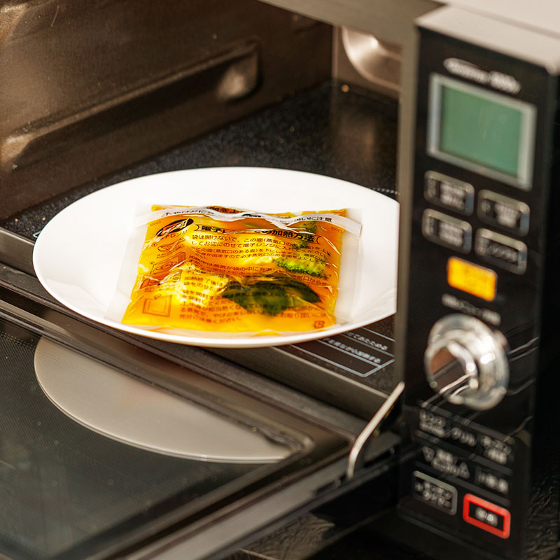 ボーンブロススープは電子レンジ調理で簡単！